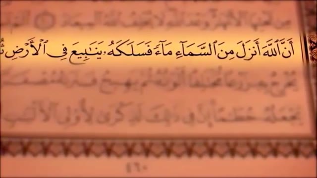 تلاوت سوره مبارکه زمر با متن و ترجمه صوت فارسی