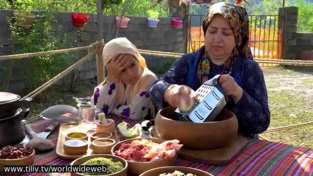لوبیا پلو روستایی  - بهترین دست پخت