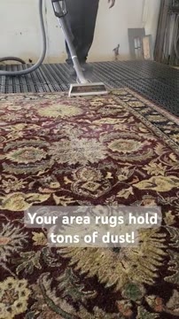 روش اصولی تمیز کردن و غبارروبی Area rug توسط Black Diamond Cleaning Services