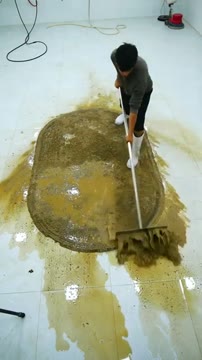 ویدیو تایم‌لپس از شستشوی فرش بسیار کثیف و تماشای تمیز شدن آن