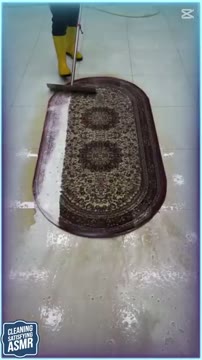 شستشوی رضایت‌بخش فرش‌های فانتزی گربه‌ای با موسیقی آرامش‌بخش