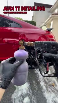 شستشو و نظافت تخصصی خودرو Audi TT؛ تجربه‌ای آرامش‌بخش و لذت‌بخش