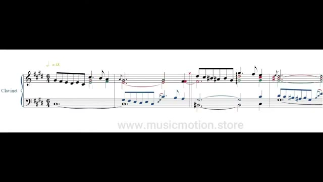 اجرای قطعه Johann Sebastian Bach BWV 849 Prelude با ساز Clavinet