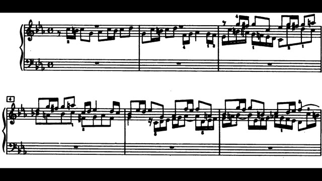 اجرای قطعه Fugue in c minor از مجموعه The Well-Tempered Clavier اثر Johann Sebastian Bach