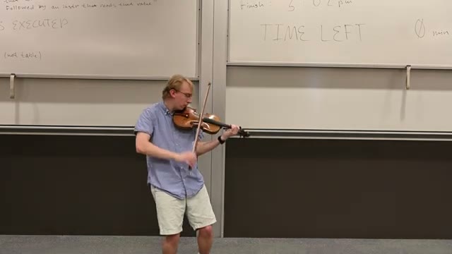 اجرای قطعه Bach: Partita No. 2 in D Minor, BWV 1004 - IV. Gigue توسط Alexander Scheel