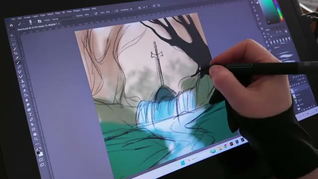 بررسی و تست قلم نوری XPPen Artist 15.6 Pro V2 به همراه طراحی دیجیتال