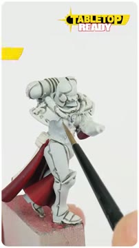 آموزش رنگ‌آمیزی زره سفید نیروهای Sacred Rose در Warhammer 40,000