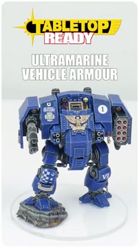 آموزش گام‌به‌گام رنگ‌آمیزی زره وسایل نقلیه Ultramarine در Warhammer 40k