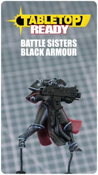 آموزش گام‌به‌گام رنگ‌آمیزی زره مشکی Adepta Sororitas در Warhammer 40,000