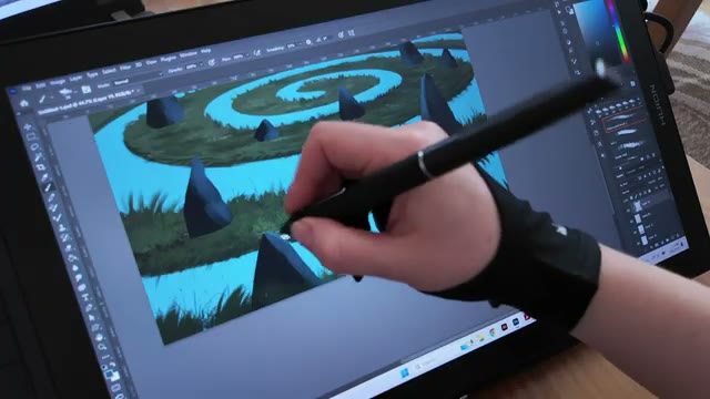 بررسی و تست عملی تبلت طراحی HUION Kamvas 16 (Gen 3) به همراه نقاشی