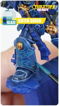 آموزش نقاشی افکت درخشش روی نمادها و خطوط رونیک در Warhammer 40k