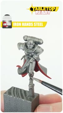آموزش گام‌به‌گام رنگ‌آمیزی زره نقره‌ای Argent Shroud در Warhammer 40,000