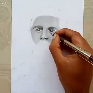 طراحی چهره لیونل مسی؛ آموزش نقاشی پرتره از اسطوره فوتبال