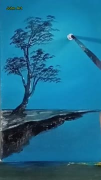 آموزش نقاشی آکریلیک برای تبریک سال نو ۲۰۲۵