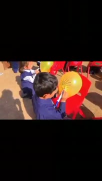 آموزش اشکال هندسی با نقاشی روی بادکنک و دست‌ورزی خلاقانه برای کودکان