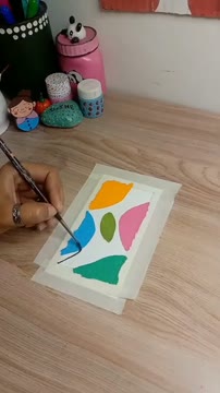آموزش نقاشی سبک بوهو با اکریلیک؛ یک تابلوی هنری ساده و جذاب