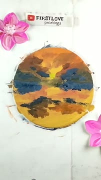 آموزش نقاشی آسان منظره طبیعت برای مبتدیان به صورت گامبهگام