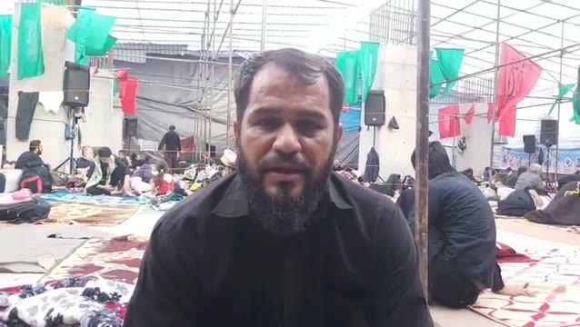 یاد ایام اربعین ۹۸ ابراز تشکر زائر اصفهانی از خادمین موکب اصحاب الحسین علیه السلام در اربعین ۹۸