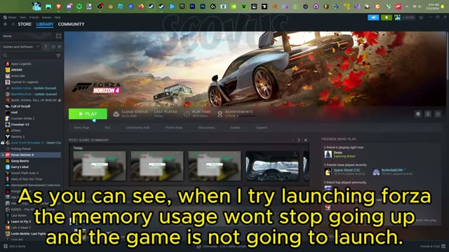 آموزش رفع مشکل کرش کردن Forza Horizon 4 هنگام اجرا در Steam