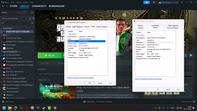 راه حل واقعی برای خطای ScriptHookV در بازی GTA V و GTA V Enhanced