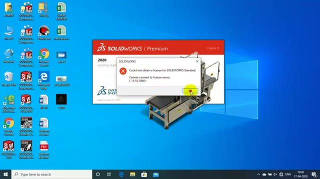 آموزش رفع خطای نصب Solidworks و مشکل اتصال به Licence server