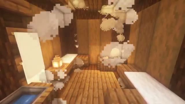 آموزش ساخت سونای کوچک و زیبا در ابعاد 5x5 در بازی Minecraft