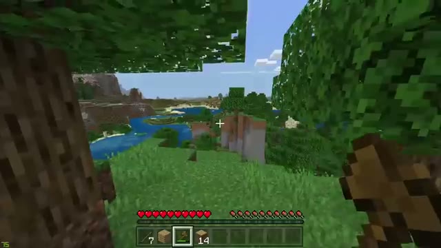 چالش بقا در جنگل بلوط: دو روز زندگی روی درخت در Minecraft PE