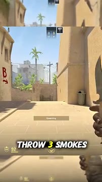 آموزش ۳ اسموک کاربردی برای کنترل مید در نقشه Mirage بازی CS2