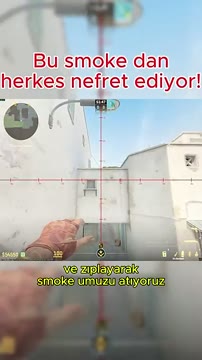 آموزش پرتاب اسموک کاربردی در نقشه Dust2 بازی CS2 برای تیم تروریست