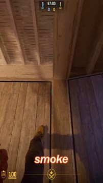 آموزش پرتاب اسموک Blue Train در بازی Counter-Strike 2 برای برتری تاکتیکی