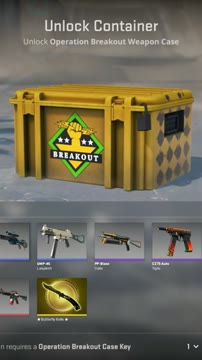 آنباکسینگ و باز کردن کیس Operation Breakout در بازی Counter-Strike 2