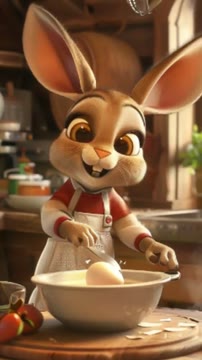 ماجراجویی خندهدار Raccoon در سرقت کیک Bunny و Squirrel