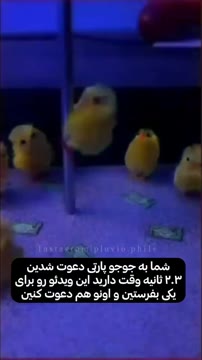 کیا دعوتن؟🐣
•
تا اینجا اومدی لایک و فالو یادت نره خوشگله.🌝💗

•
خوشحال میشم واسه دوستاتم بفرستی.🫂
•
#پارتی#مهمونی#دعوت#رفیق#اکسپلور#ادیت#جوجه#رقص
#party#friend#Explore#Edite#dance